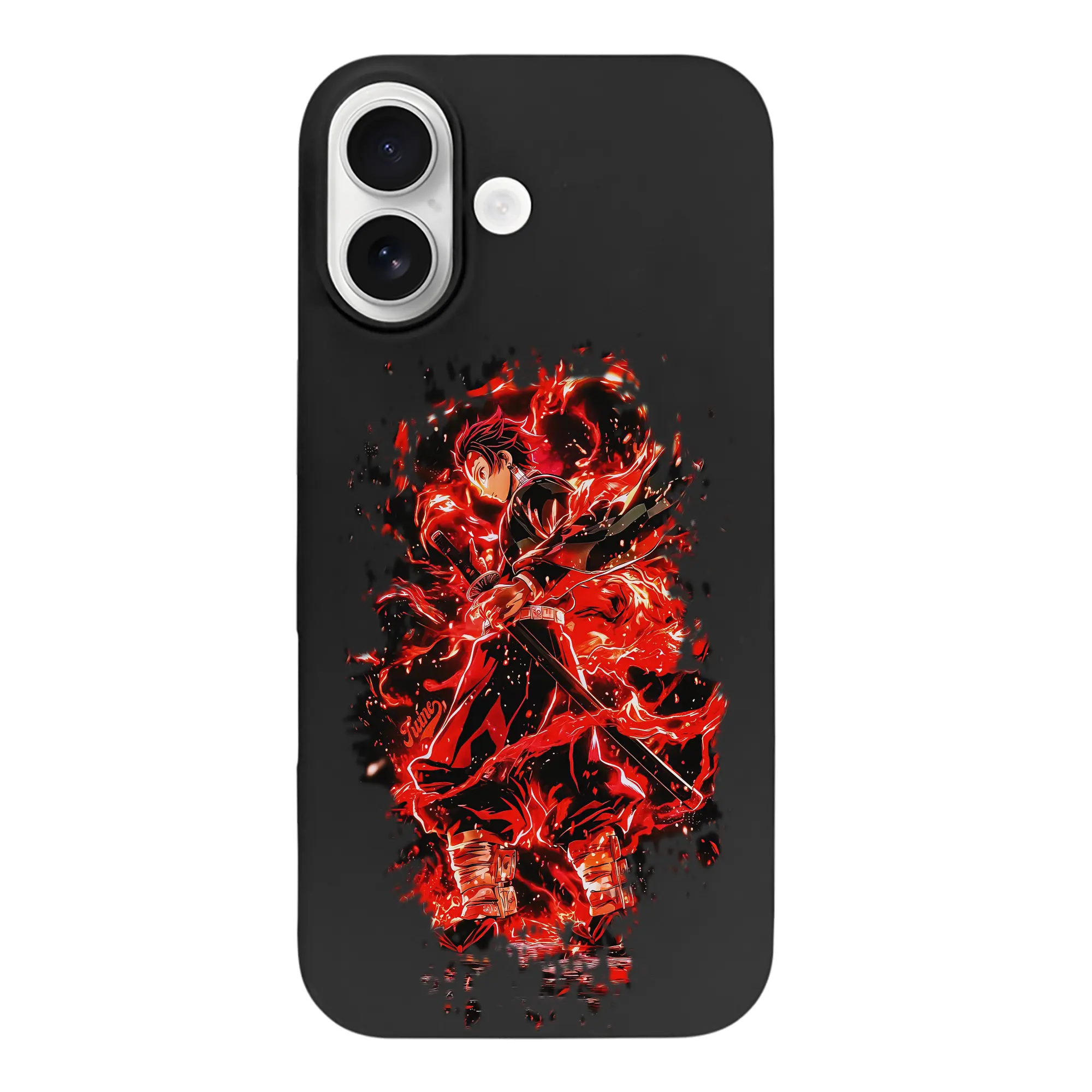 鬼滅の刃 グッズ,竈門 炭治郎 - iPhone 17 シリーズ シリコンケース 薄型 耐衝撃 指紋防止 ソフトタッチカバー 精密フィット 傷防止 保護ケース iPhone 17/17 Air/17 Pro/17 Pro Max 対応